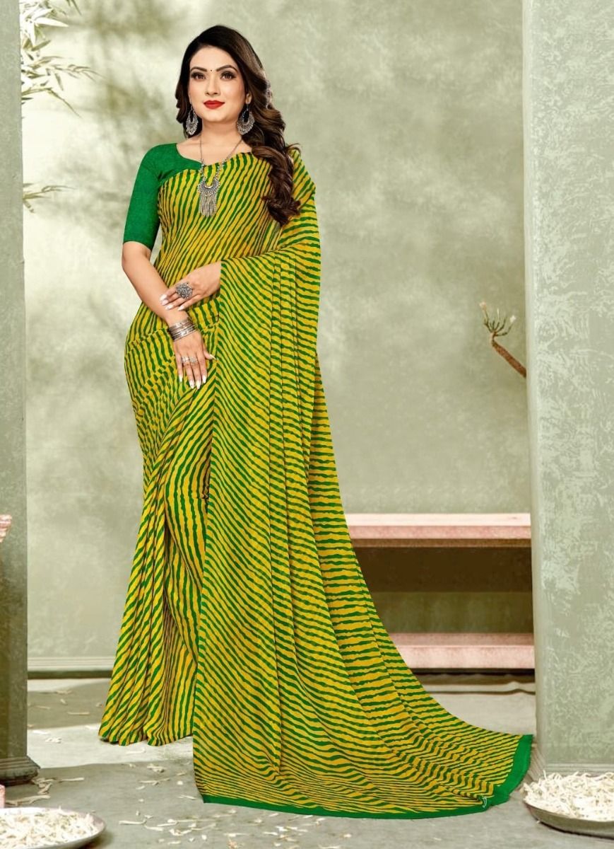 STAR CHIFFON LEHERIYA 8 - CATALOG # 51405 (SET OF 6 SAREES) STAR CHIFFON LEHERIYA 8 - CATALOG # 51405 (SET OF 6 SAREES)