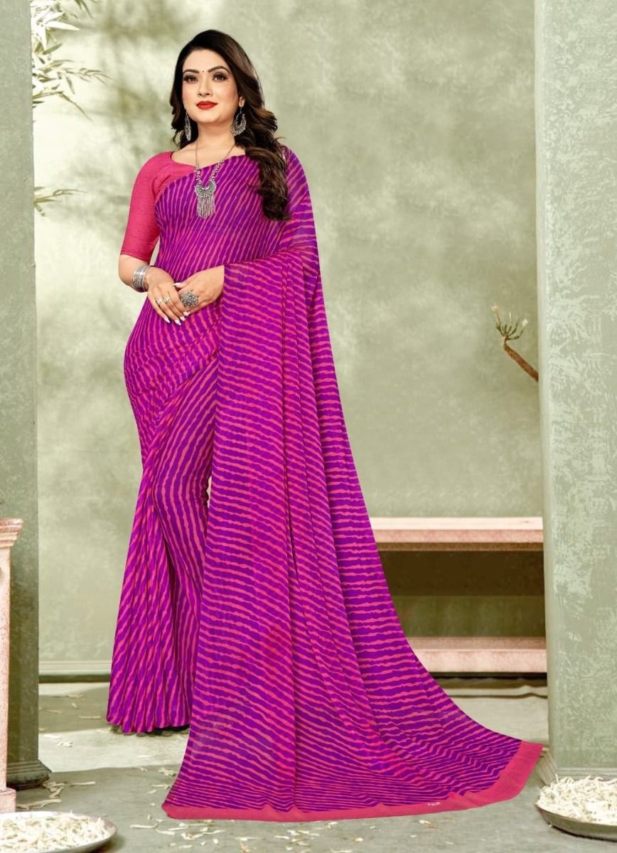 STAR CHIFFON LEHERIYA 8 - CATALOG # 51405 (SET OF 6 SAREES) STAR CHIFFON LEHERIYA 8 - CATALOG # 51405 (SET OF 6 SAREES)