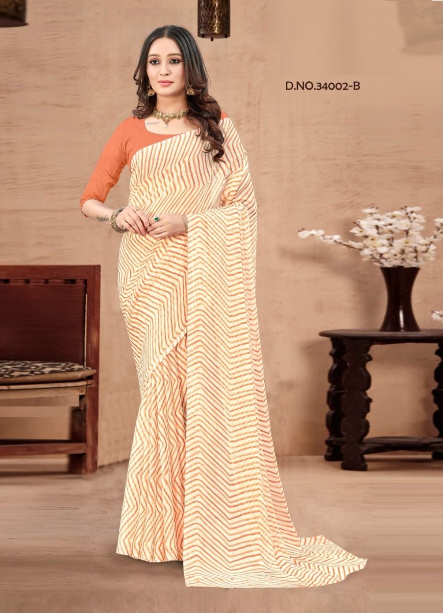 STAR CHIFFON LEHERIYA 2 - CATALOG # 51409 (SET OF 6 SAREES) STAR CHIFFON LEHERIYA 2 - CATALOG # 51409 (SET OF 6 SAREES)