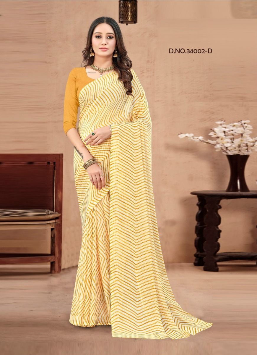 STAR CHIFFON LEHERIYA 2 - CATALOG # 51409 (SET OF 6 SAREES) STAR CHIFFON LEHERIYA 2 - CATALOG # 51409 (SET OF 6 SAREES)