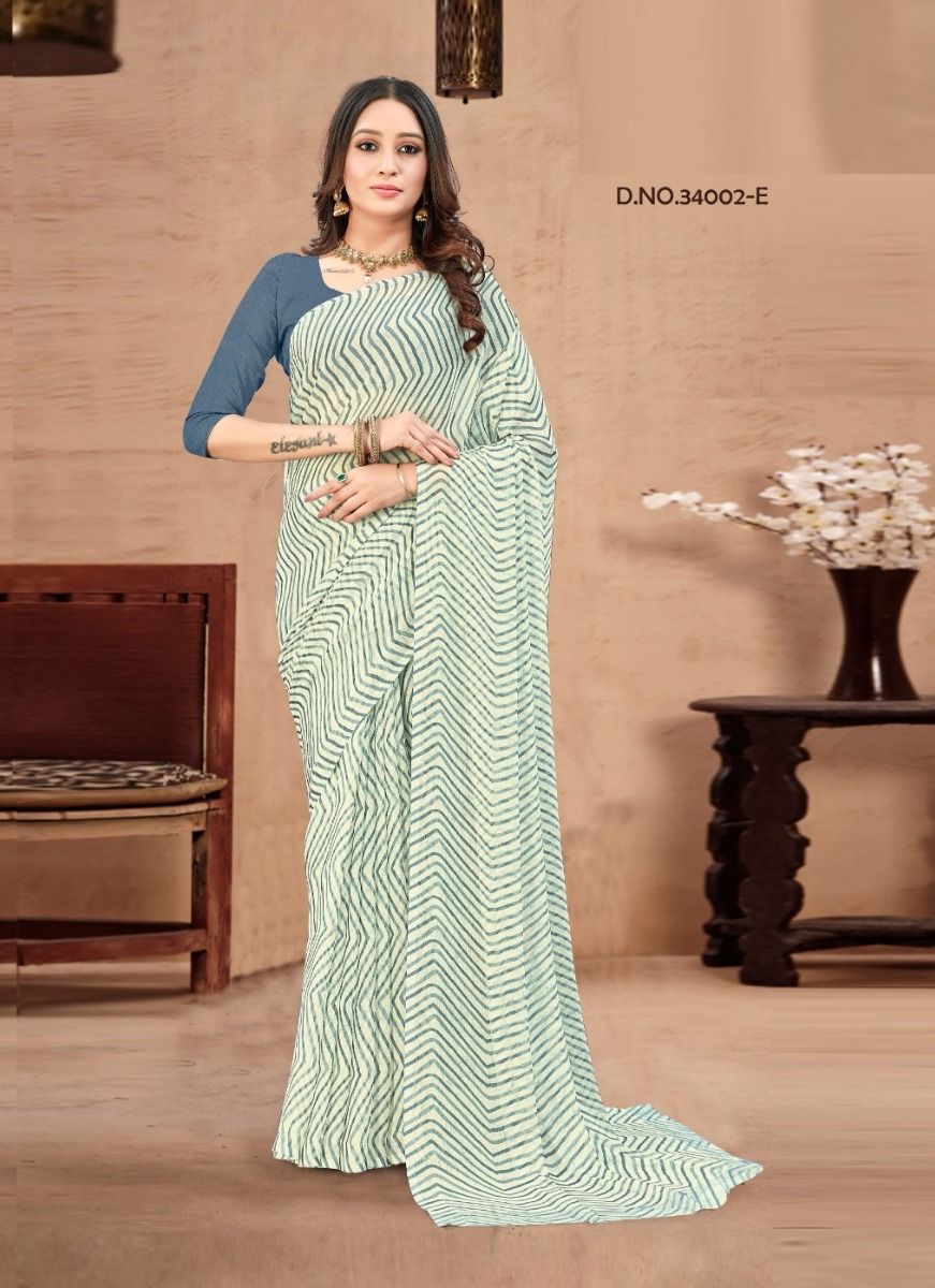 STAR CHIFFON LEHERIYA 2 - CATALOG # 51409 (SET OF 6 SAREES) STAR CHIFFON LEHERIYA 2 - CATALOG # 51409 (SET OF 6 SAREES)