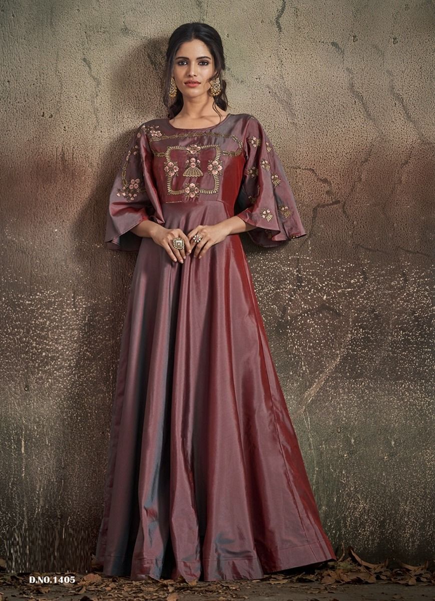 NAVYA 14 - CATALOG # 51420 (SET OF 3 READYMADE GOWNS) NAVYA 14 - CATALOG # 51420 (SET OF 3 READYMADE GOWNS)