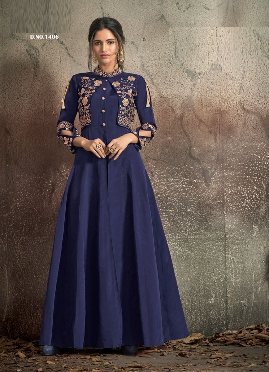 NAVYA 14 - CATALOG # 51420 (SET OF 3 READYMADE GOWNS) NAVYA 14 - CATALOG # 51420 (SET OF 3 READYMADE GOWNS)