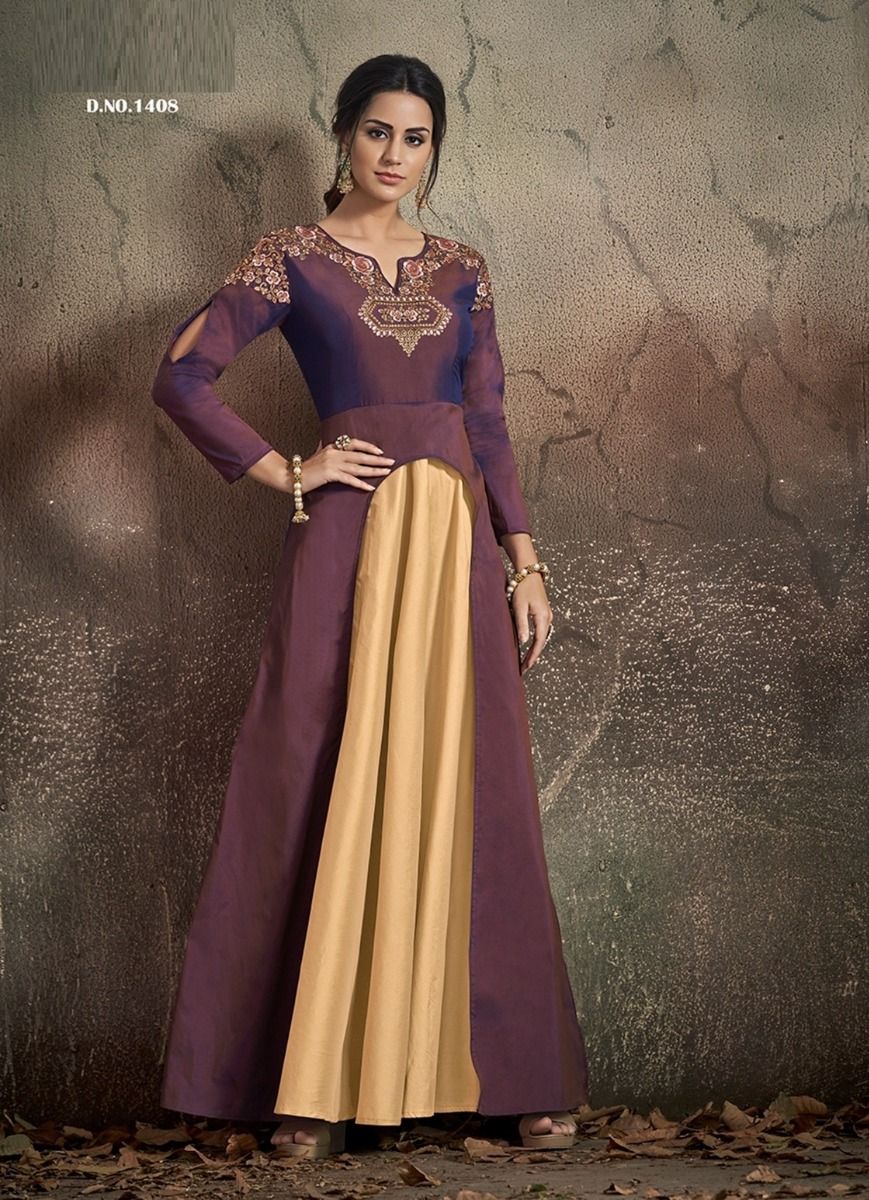 NAVYA 14 - CATALOG # 51420 (SET OF 3 READYMADE GOWNS) NAVYA 14 - CATALOG # 51420 (SET OF 3 READYMADE GOWNS)