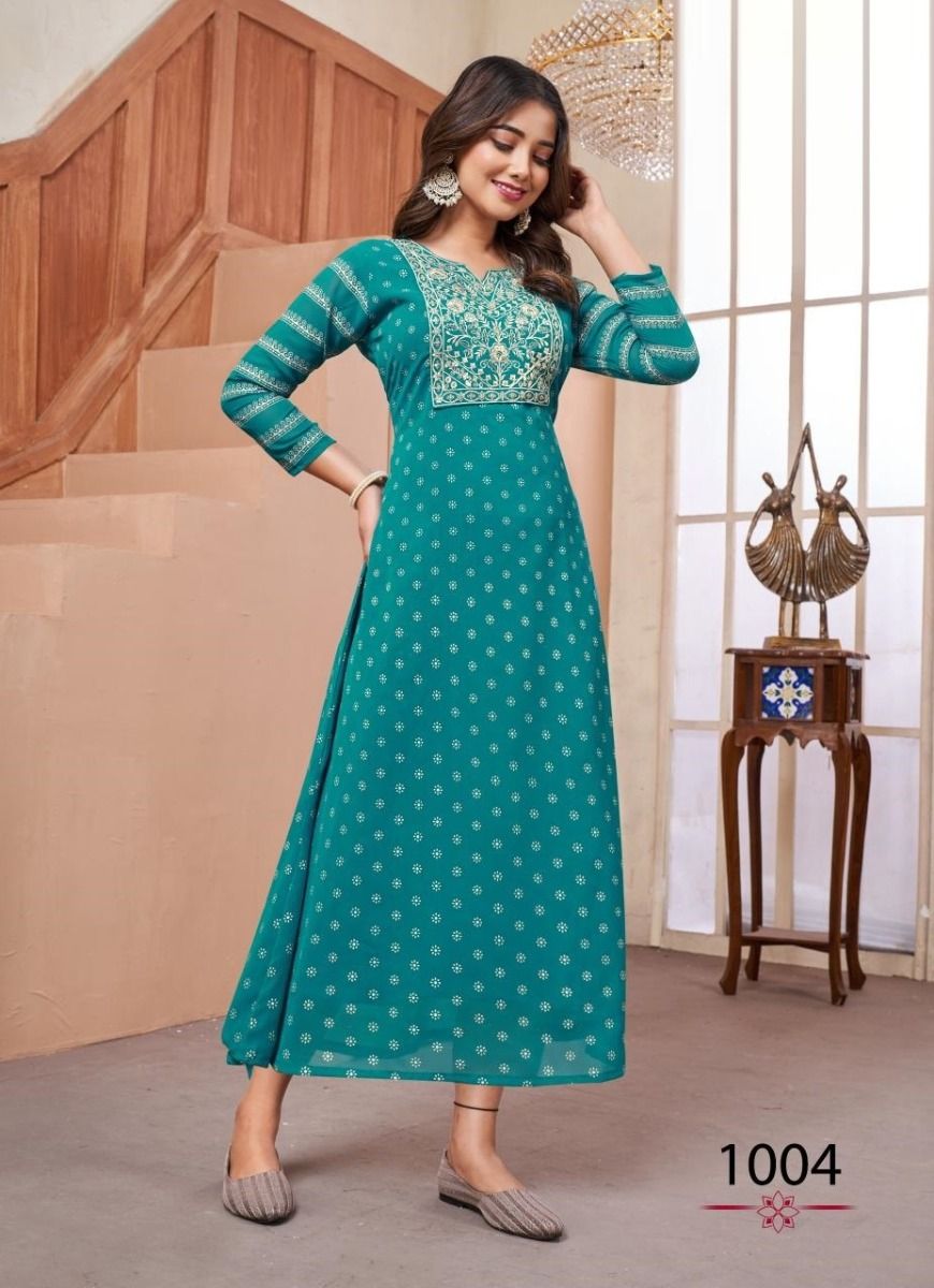 LAKME - CATALOG # 51505 (SET OF 6 READYMADE KURTIS) LAKME - CATALOG # 51505 (SET OF 6 READYMADE KURTIS)