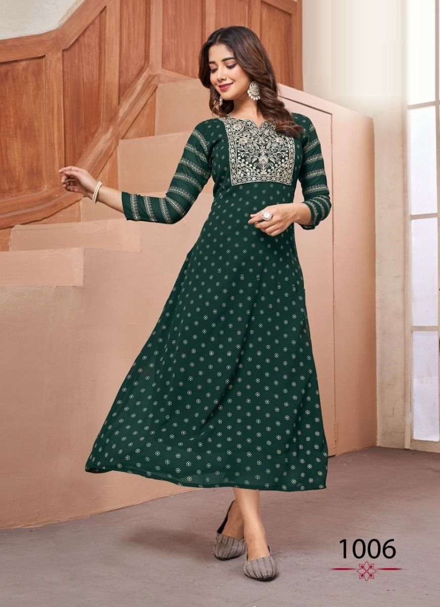 LAKME - CATALOG # 51505 (SET OF 6 READYMADE KURTIS) LAKME - CATALOG # 51505 (SET OF 6 READYMADE KURTIS)