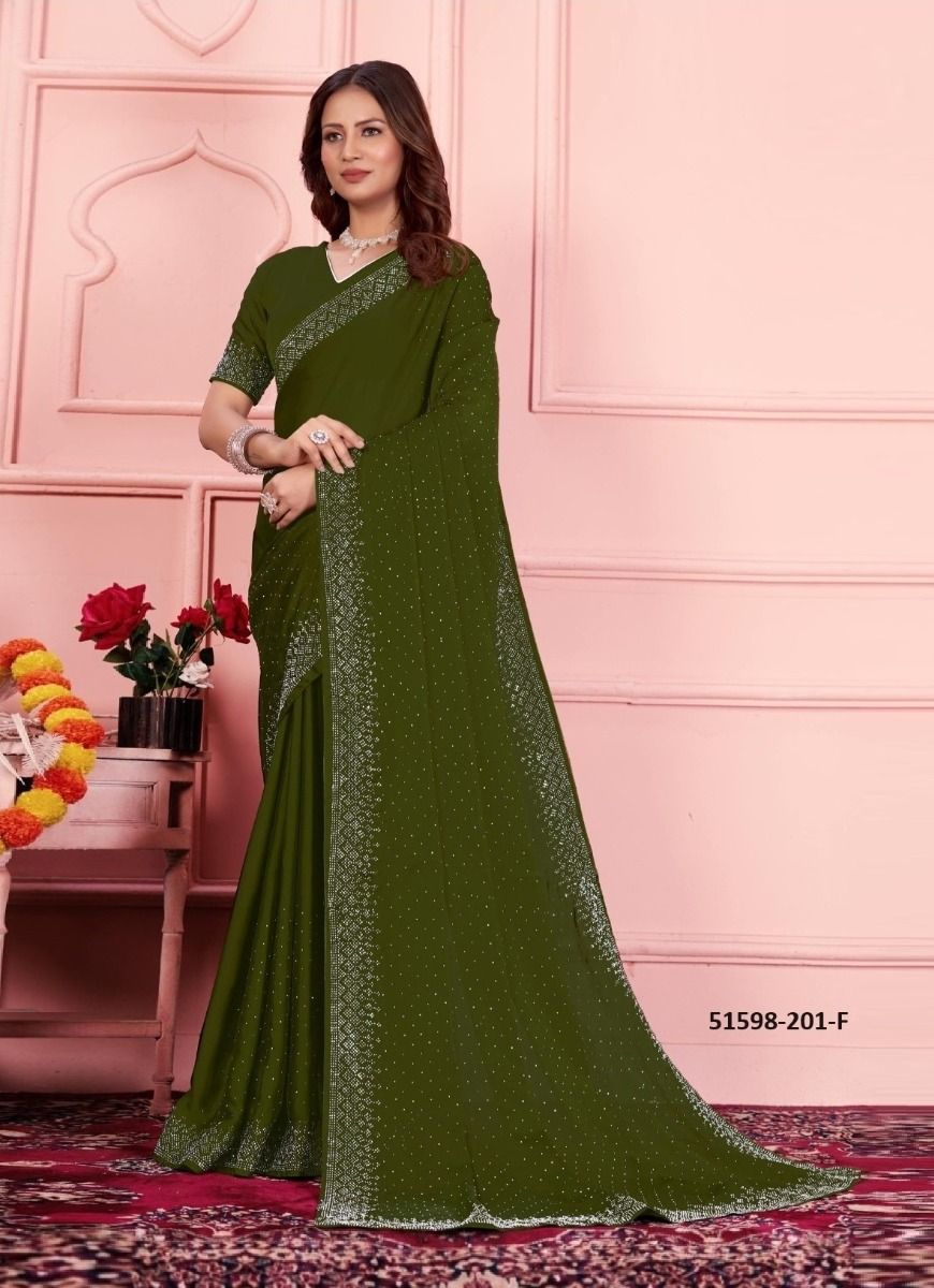 COLORS OF 201 - CATALOG # 51598 (SET OF 8 SAREES)