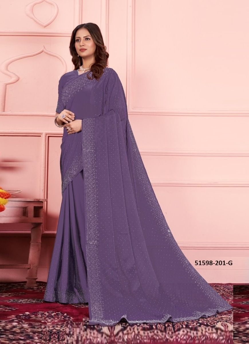 COLORS OF 201 - CATALOG # 51598 (SET OF 8 SAREES)