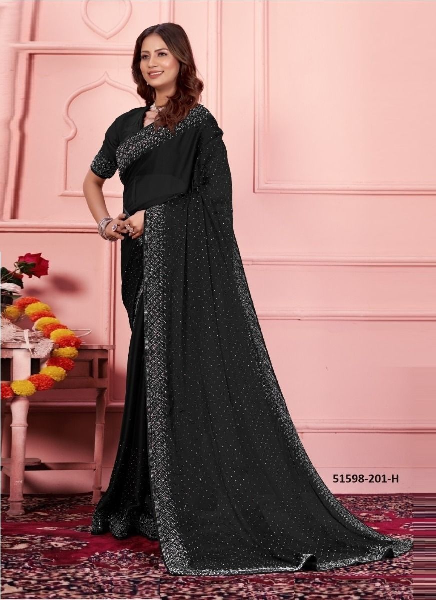COLORS OF 201 - CATALOG # 51598 (SET OF 8 SAREES)