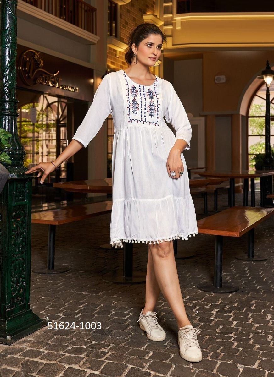 ELLIE - CATALOG # 51624 (SET OF 4 READYMADE KURTIS) ELLIE - CATALOG # 51624 (SET OF 4 READYMADE KURTIS)