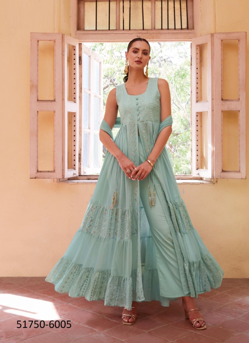 GULBAHAR 4 - CATALOG # 51750 (SET OF 5 READYMADE SUITS)