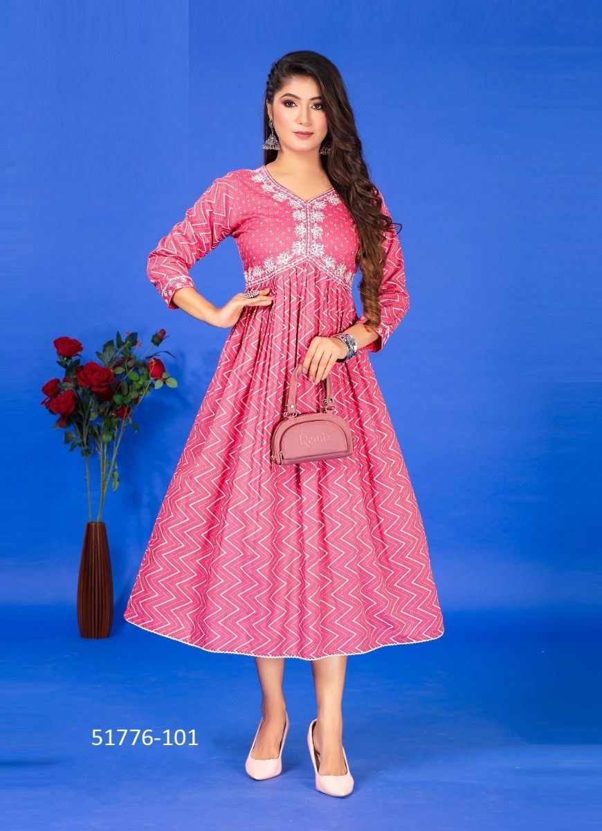 ANJUBA - CATALOG # 51776 (SET OF 6 READYMADE KURTIS) ANJUBA - CATALOG # 51776 (SET OF 6 READYMADE KURTIS)