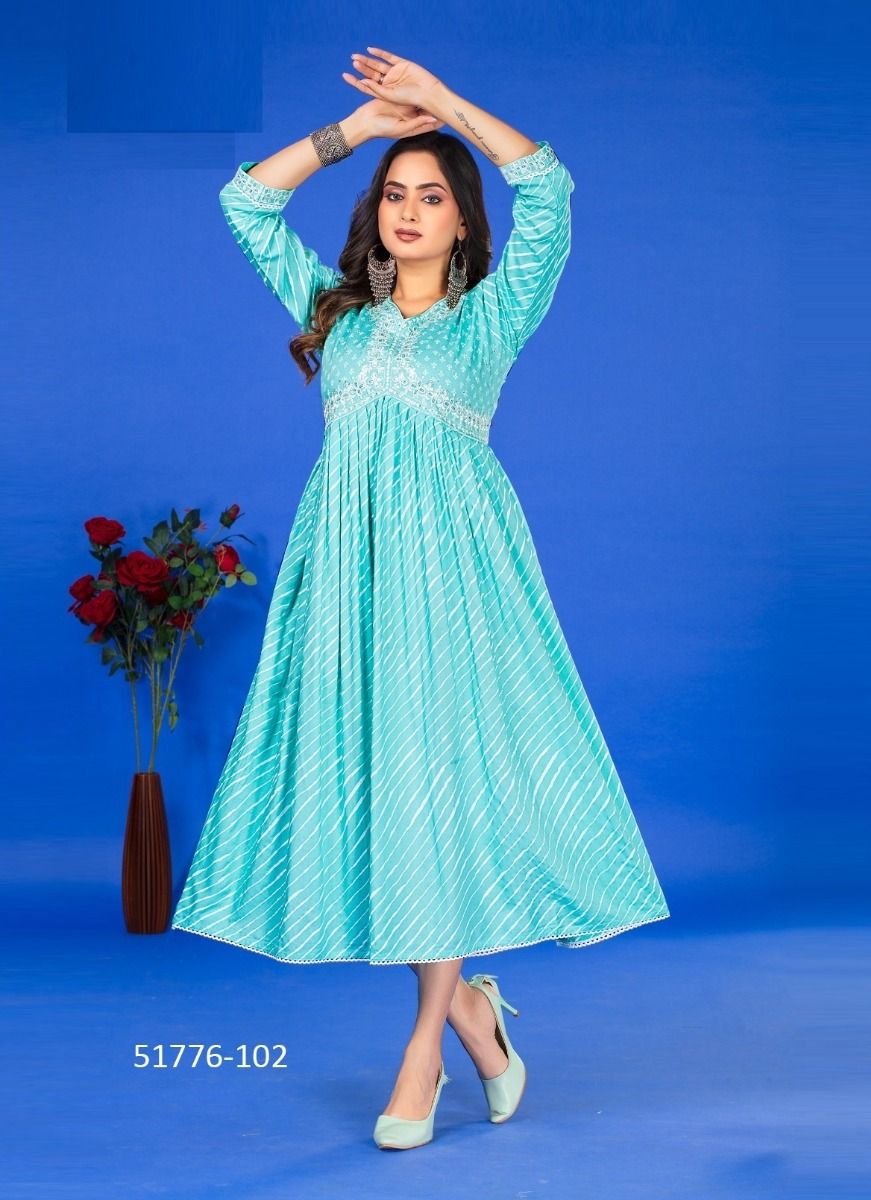 ANJUBA - CATALOG # 51776 (SET OF 6 READYMADE KURTIS) ANJUBA - CATALOG # 51776 (SET OF 6 READYMADE KURTIS)