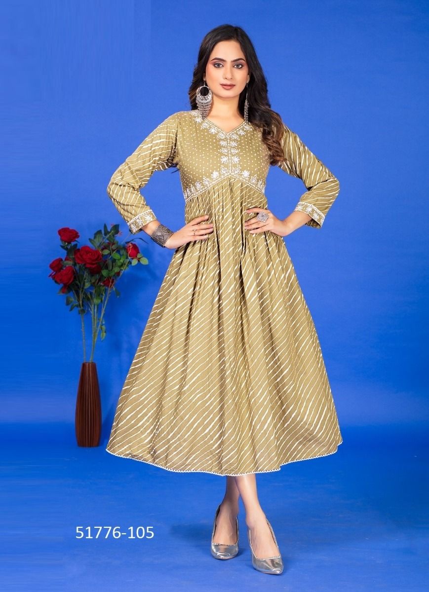 ANJUBA - CATALOG # 51776 (SET OF 6 READYMADE KURTIS) ANJUBA - CATALOG # 51776 (SET OF 6 READYMADE KURTIS)
