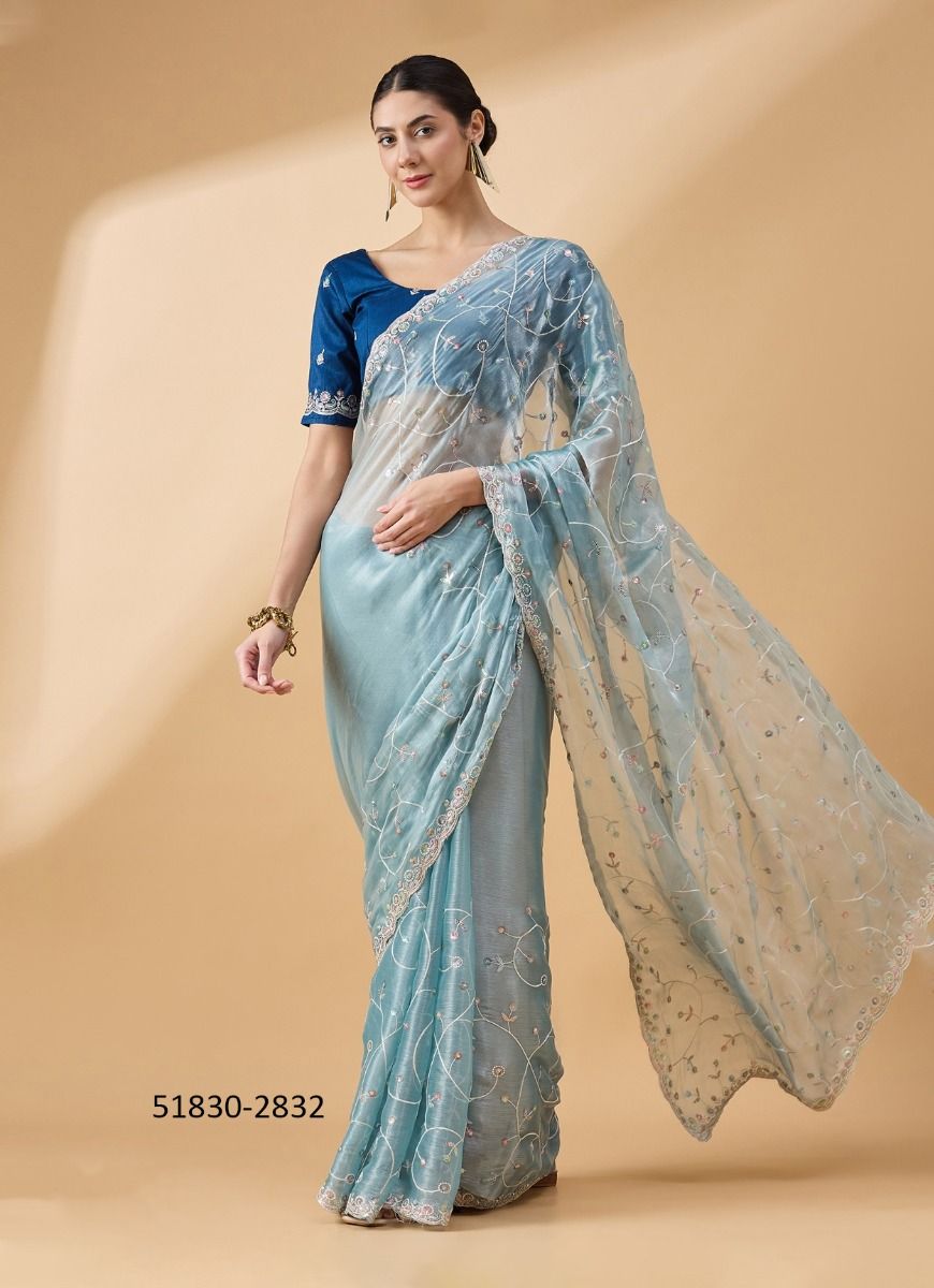 SATYA - CATALOG # 51830 (SET OF 7 SAREES)