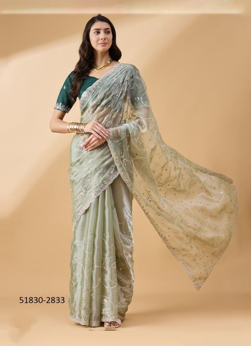 SATYA - CATALOG # 51830 (SET OF 7 SAREES)