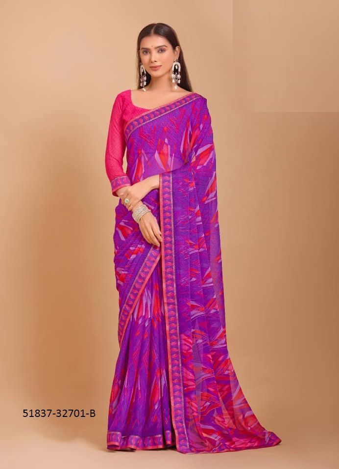VANILLA 7 - CATALOG # 51837 (SET OF 12 SAREES)