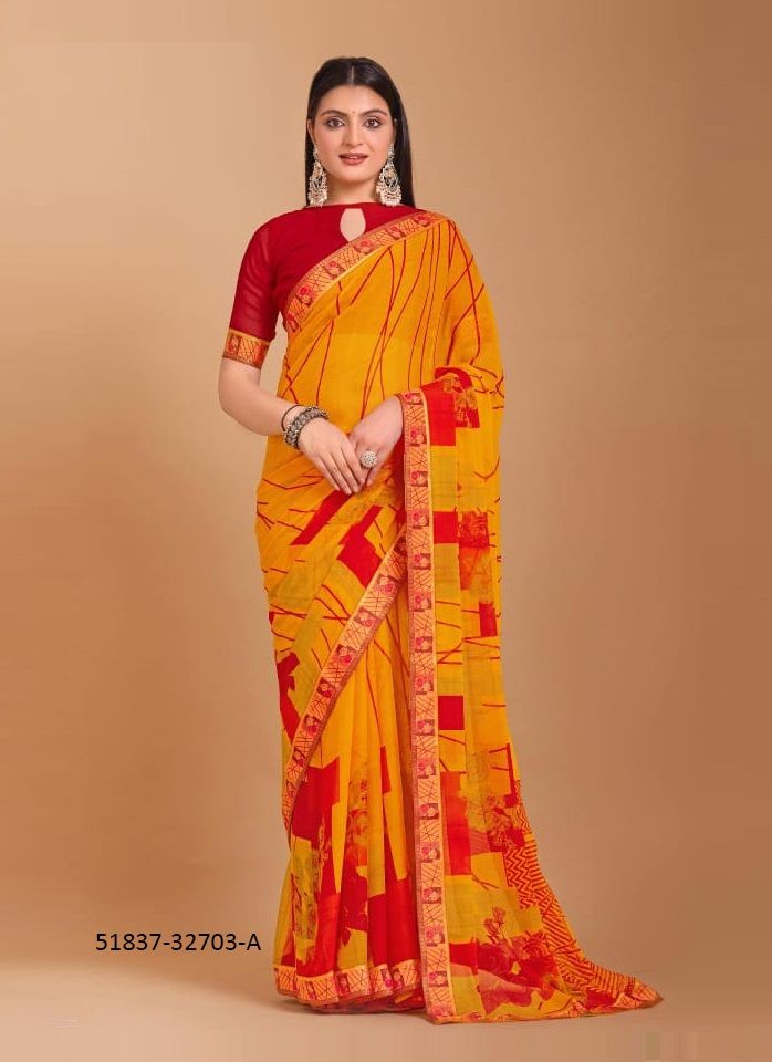 VANILLA 7 - CATALOG # 51837 (SET OF 12 SAREES)