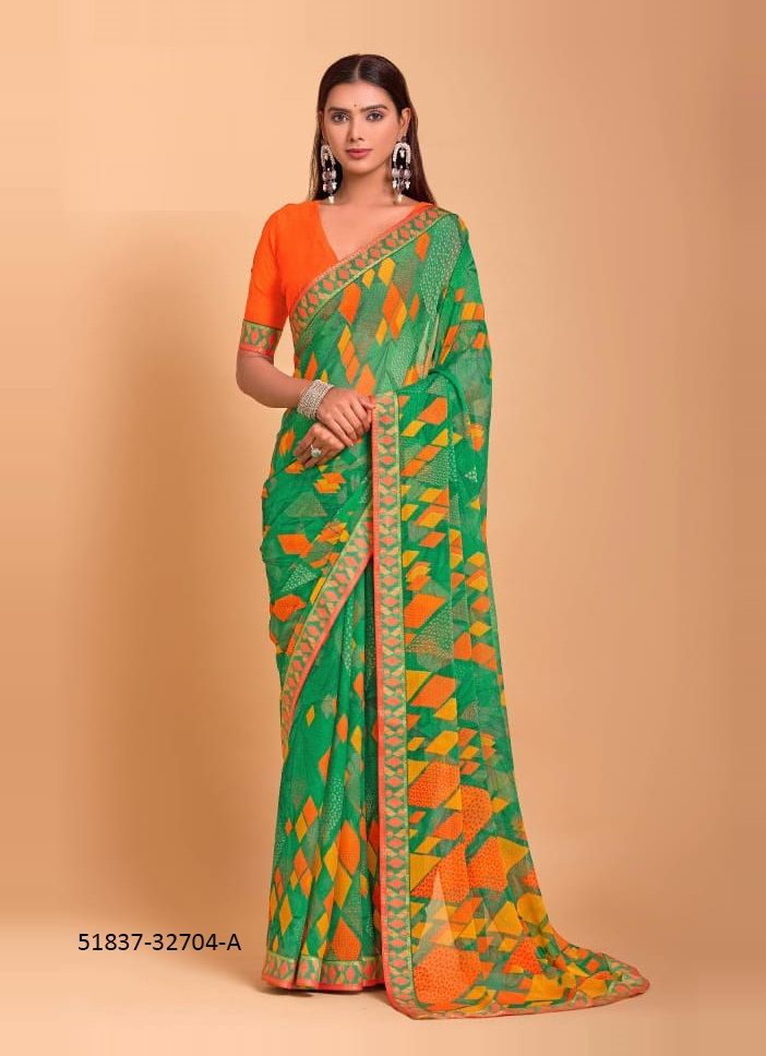 VANILLA 7 - CATALOG # 51837 (SET OF 12 SAREES)