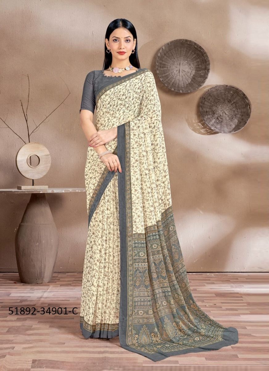 STAR CHIFFON 161 - CATALOG # 51892 (SET OF 12 SAREES) STAR CHIFFON 161 - CATALOG # 51892 (SET OF 12 SAREES)