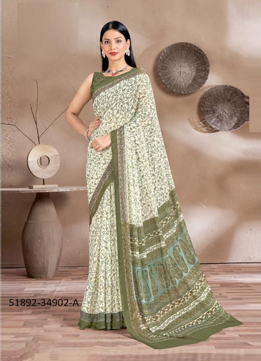 STAR CHIFFON 161 - CATALOG # 51892 (SET OF 12 SAREES) STAR CHIFFON 161 - CATALOG # 51892 (SET OF 12 SAREES)