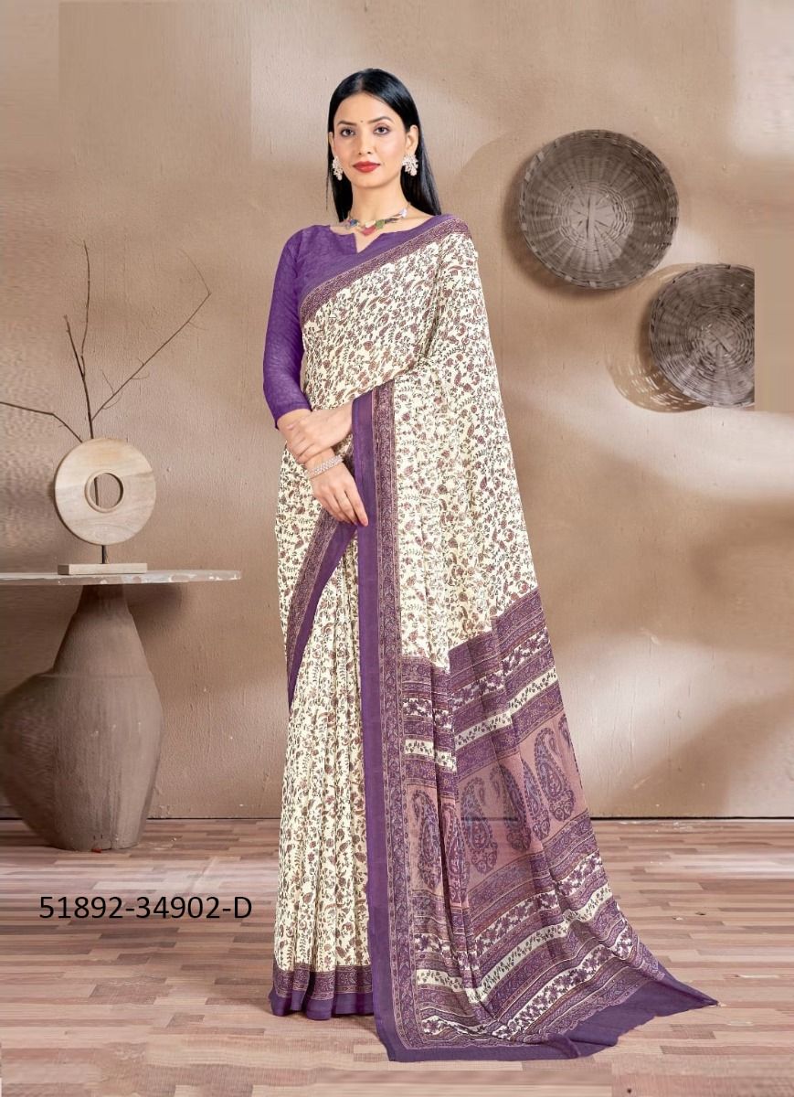 STAR CHIFFON 161 - CATALOG # 51892 (SET OF 12 SAREES) STAR CHIFFON 161 - CATALOG # 51892 (SET OF 12 SAREES)
