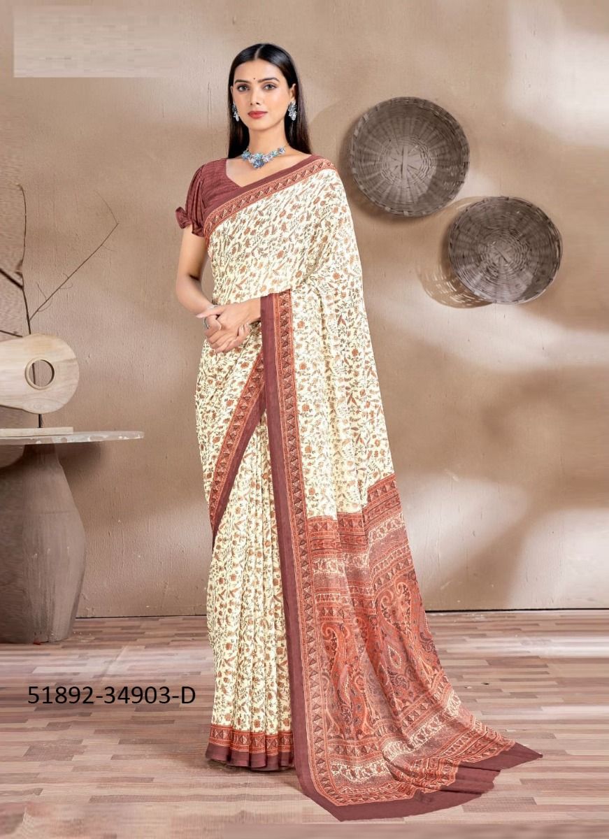 STAR CHIFFON 161 - CATALOG # 51892 (SET OF 12 SAREES) STAR CHIFFON 161 - CATALOG # 51892 (SET OF 12 SAREES)