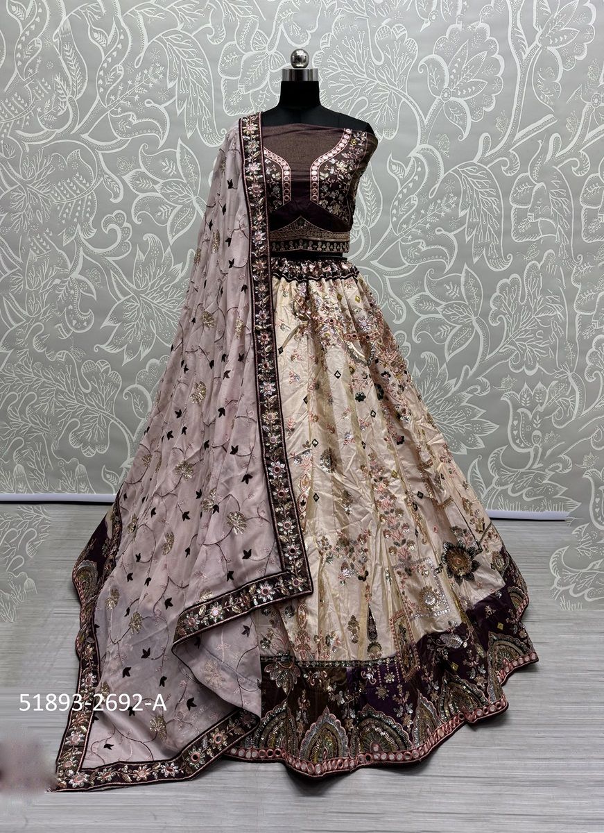 SERIES 2692-2697 - CATALOG # 51893 (SET OF 14 LEHENGAS (SEMI-STITCHED)) SERIES 2692-2697 - CATALOG # 51893 (SET OF 14 LEHENGAS (SEMI-STITCHED))