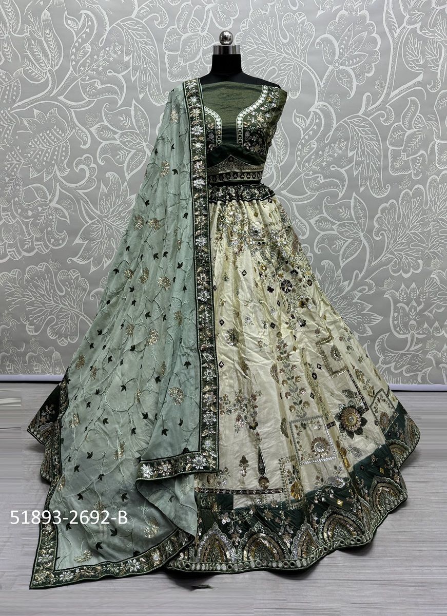 SERIES 2692-2697 - CATALOG # 51893 (SET OF 14 LEHENGAS (SEMI-STITCHED)) SERIES 2692-2697 - CATALOG # 51893 (SET OF 14 LEHENGAS (SEMI-STITCHED))