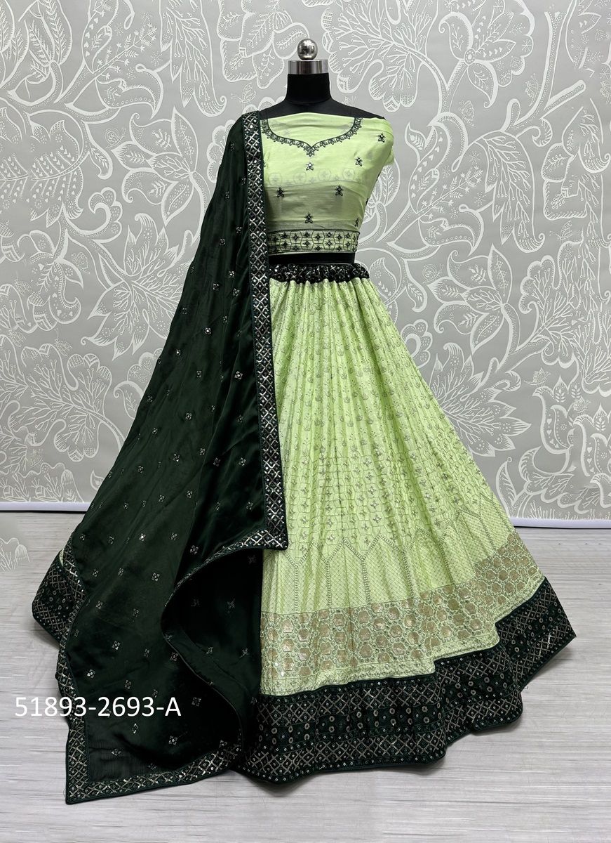 SERIES 2692-2697 - CATALOG # 51893 (SET OF 14 LEHENGAS (SEMI-STITCHED)) SERIES 2692-2697 - CATALOG # 51893 (SET OF 14 LEHENGAS (SEMI-STITCHED))