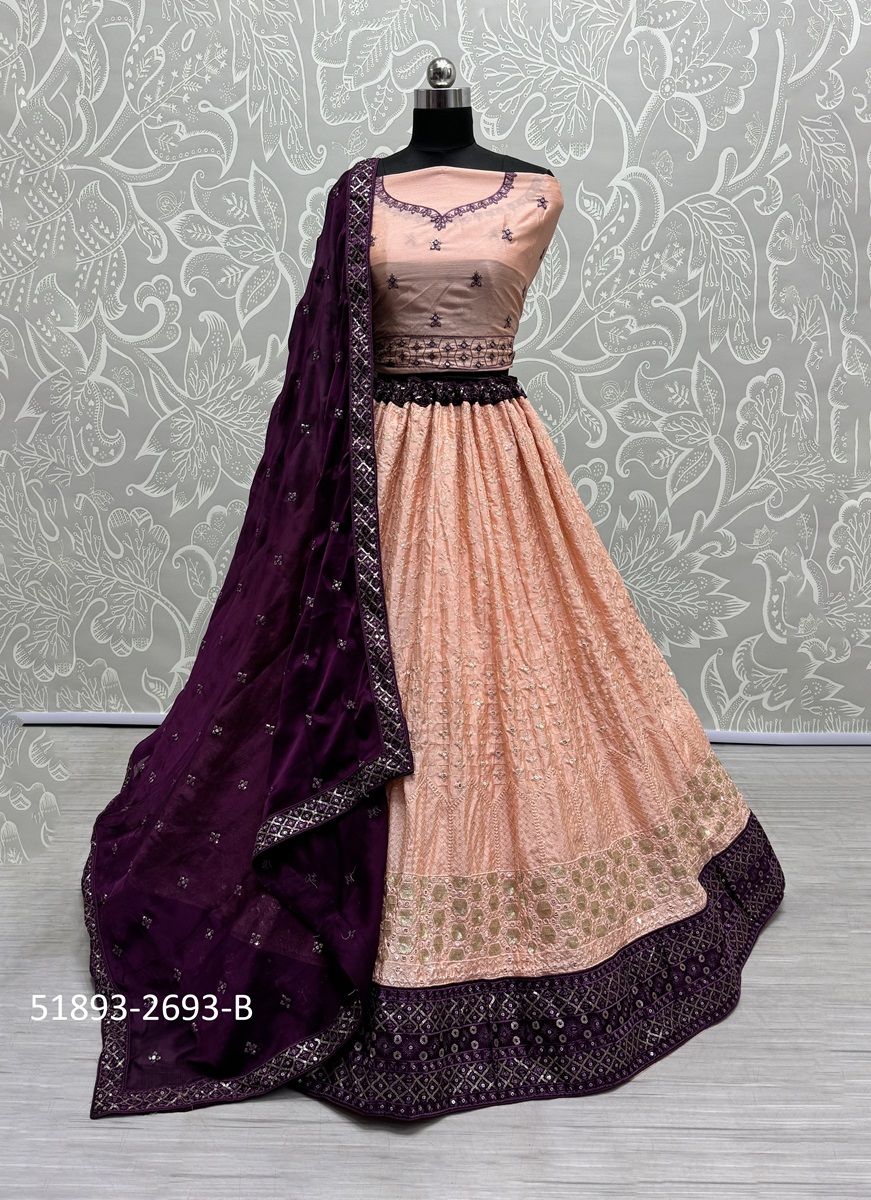 SERIES 2692-2697 - CATALOG # 51893 (SET OF 14 LEHENGAS (SEMI-STITCHED)) SERIES 2692-2697 - CATALOG # 51893 (SET OF 14 LEHENGAS (SEMI-STITCHED))