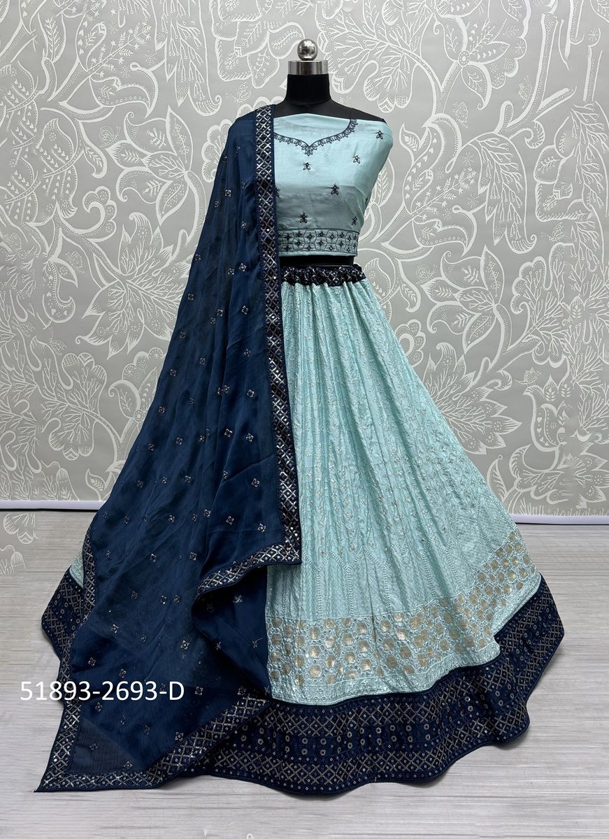 SERIES 2692-2697 - CATALOG # 51893 (SET OF 14 LEHENGAS (SEMI-STITCHED)) SERIES 2692-2697 - CATALOG # 51893 (SET OF 14 LEHENGAS (SEMI-STITCHED))