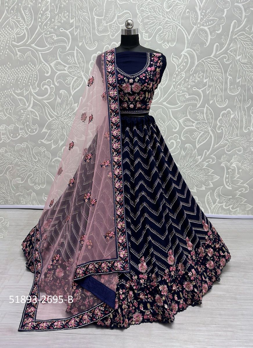 SERIES 2692-2697 - CATALOG # 51893 (SET OF 14 LEHENGAS (SEMI-STITCHED)) SERIES 2692-2697 - CATALOG # 51893 (SET OF 14 LEHENGAS (SEMI-STITCHED))