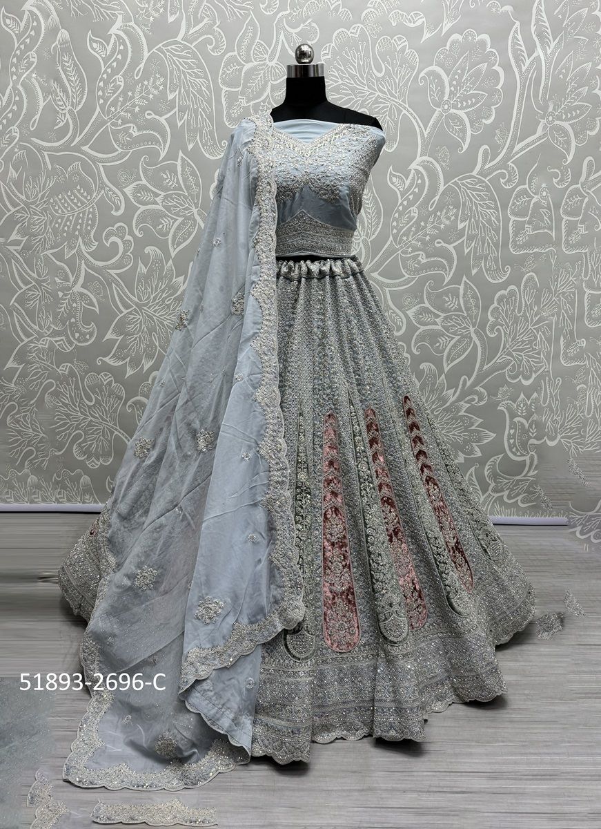 SERIES 2692-2697 - CATALOG # 51893 (SET OF 14 LEHENGAS (SEMI-STITCHED)) SERIES 2692-2697 - CATALOG # 51893 (SET OF 14 LEHENGAS (SEMI-STITCHED))