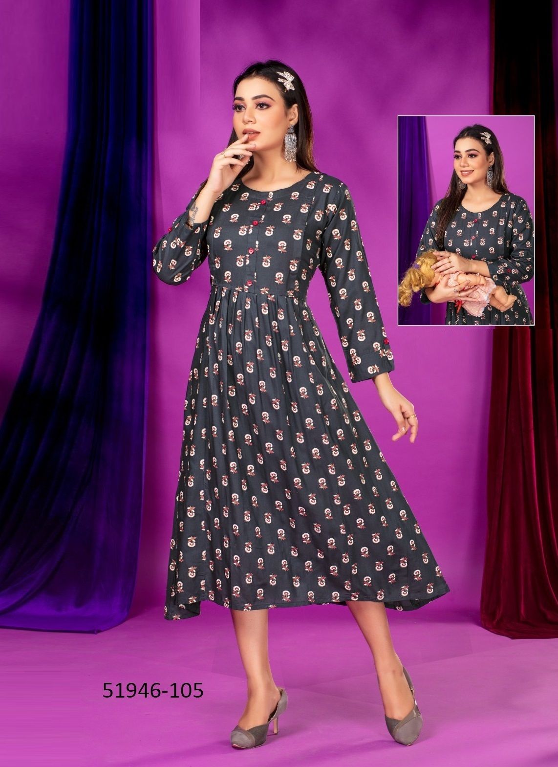 JENISHA - CATALOG # 51946 (SET OF 6 READYMADE KURTIS) JENISHA - CATALOG # 51946 (SET OF 6 READYMADE KURTIS)
