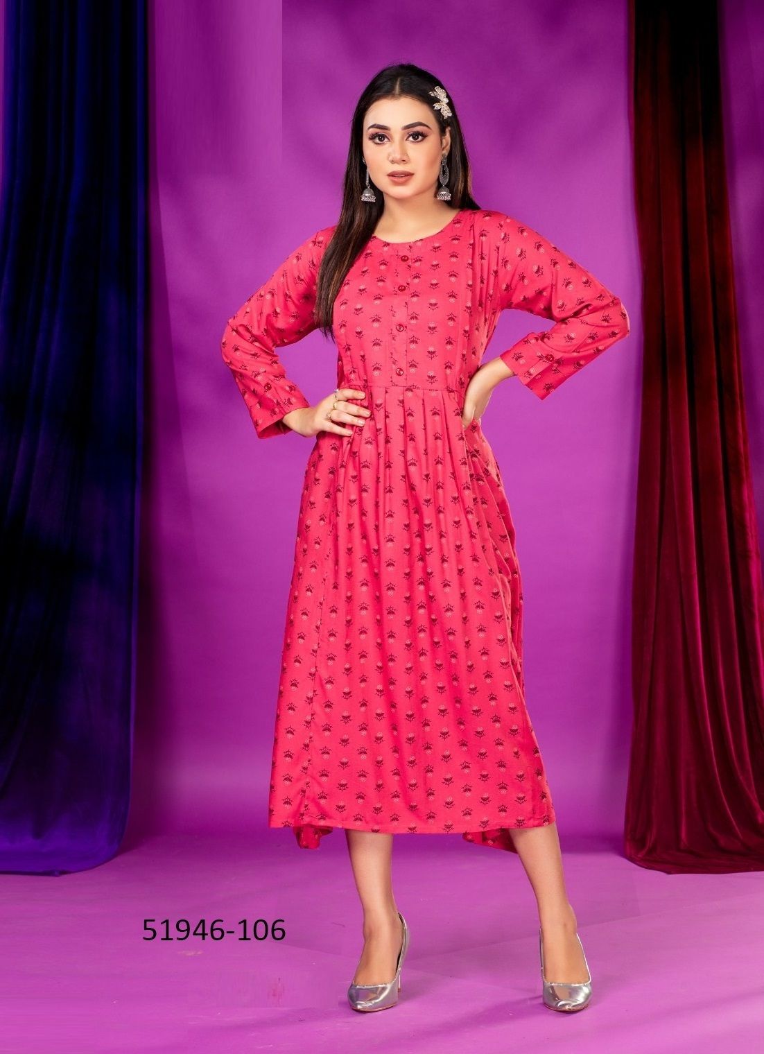 JENISHA - CATALOG # 51946 (SET OF 6 READYMADE KURTIS) JENISHA - CATALOG # 51946 (SET OF 6 READYMADE KURTIS)