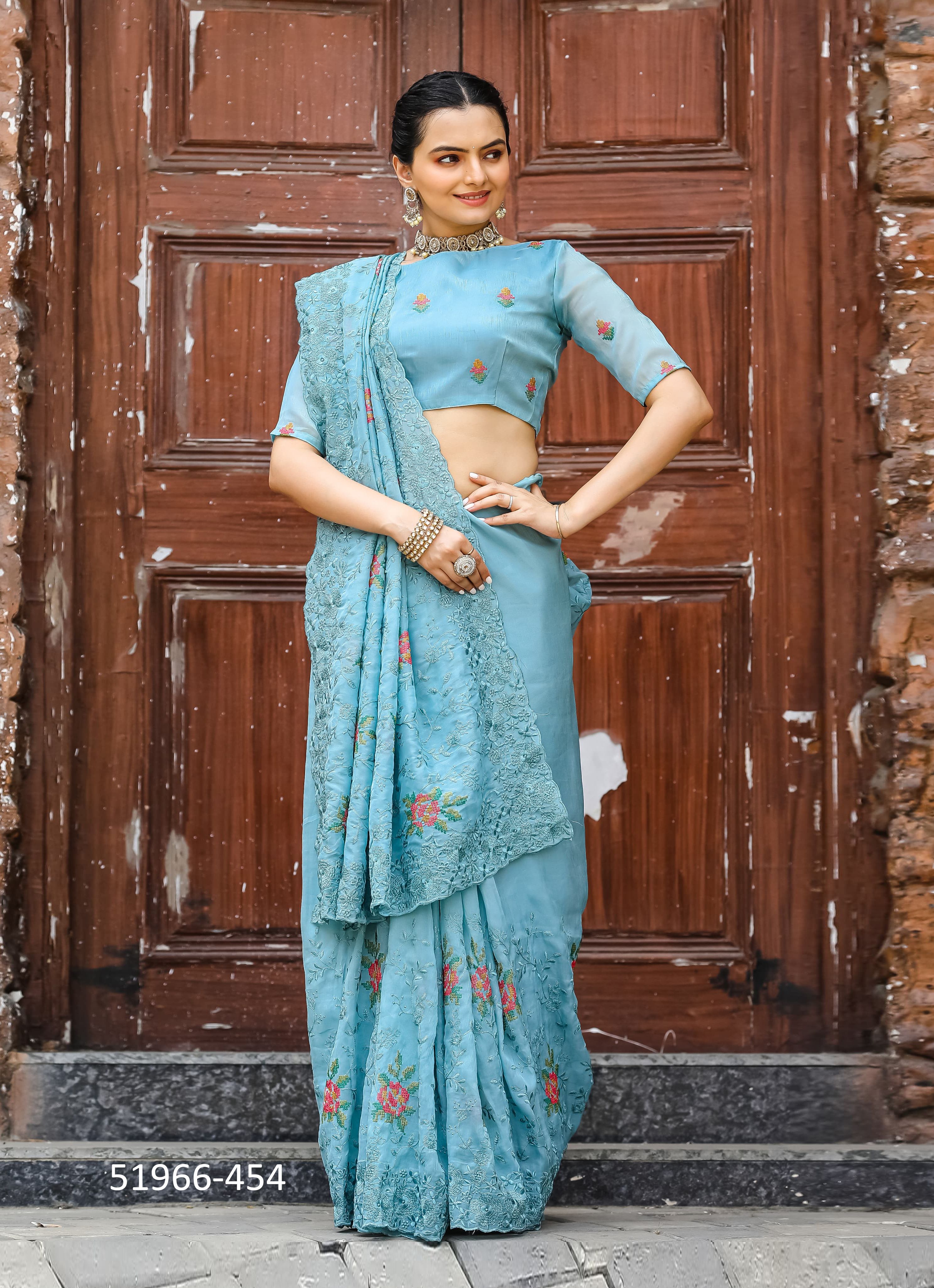 ANKITA - CATALOG # 51966 (SET OF 8 SAREES)