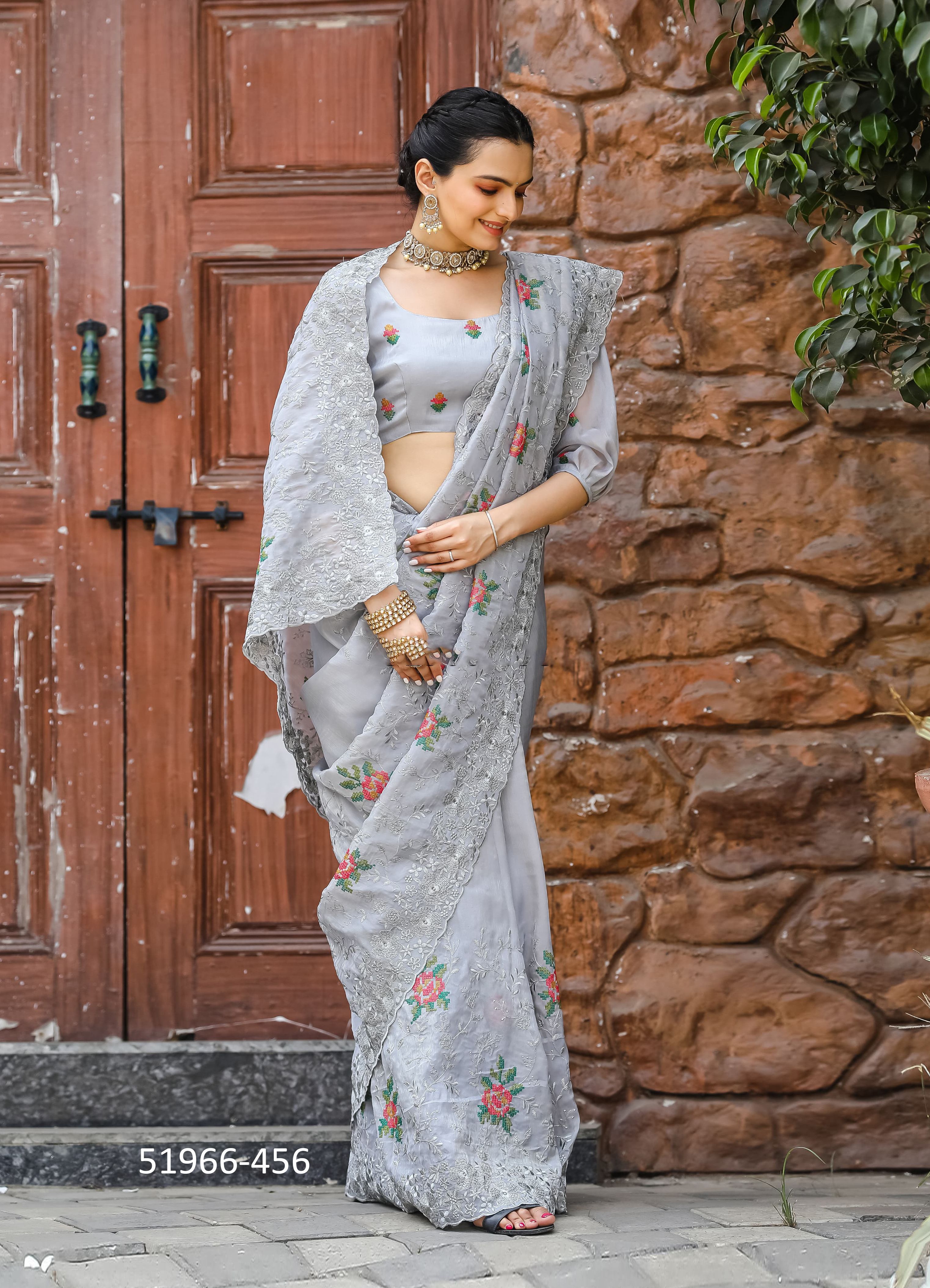 ANKITA - CATALOG # 51966 (SET OF 8 SAREES)
