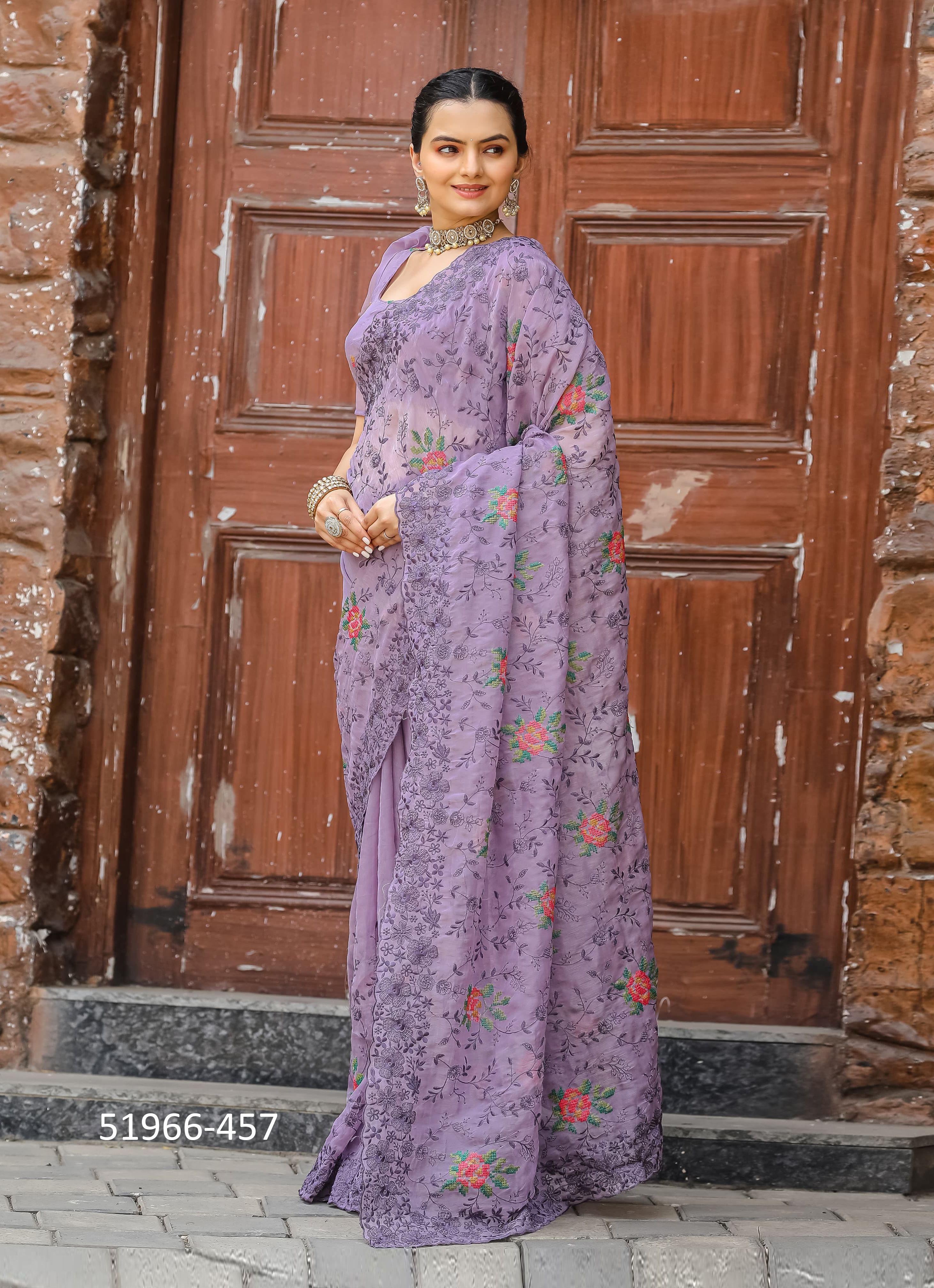 ANKITA - CATALOG # 51966 (SET OF 8 SAREES)