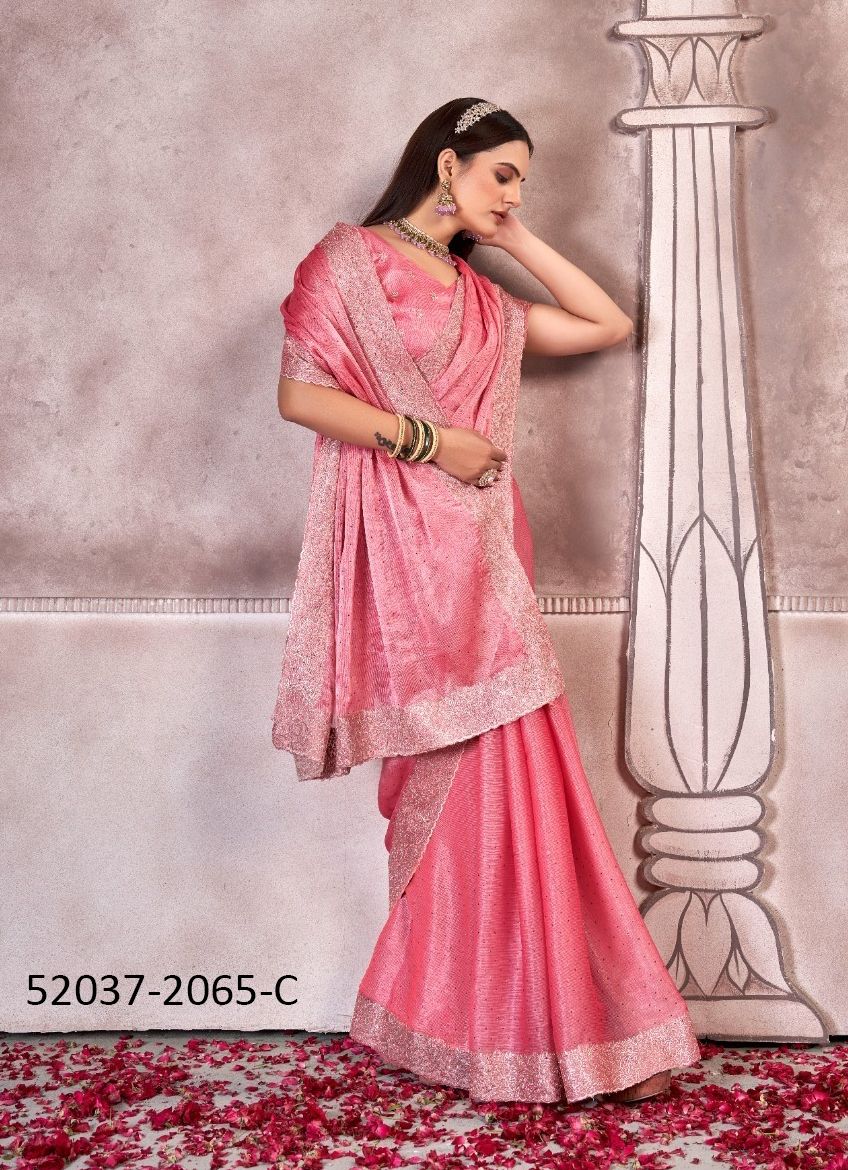 2065A TO 2065D - CATALOG # 52037 (SET OF 4 SAREES) 2065A TO 2065D - CATALOG # 52037 (SET OF 4 SAREES)