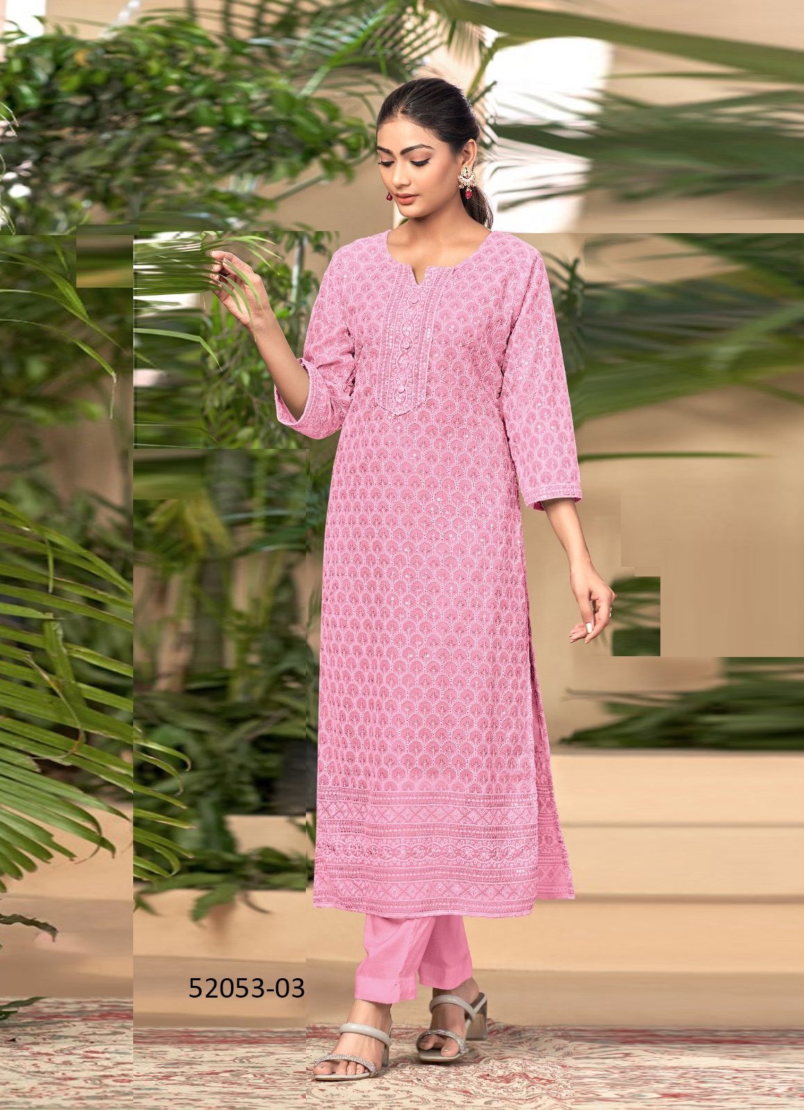 KIARA - CATALOG # 52053 (SET OF 4 SIZE-SETS [READYMADE KURTIS])
