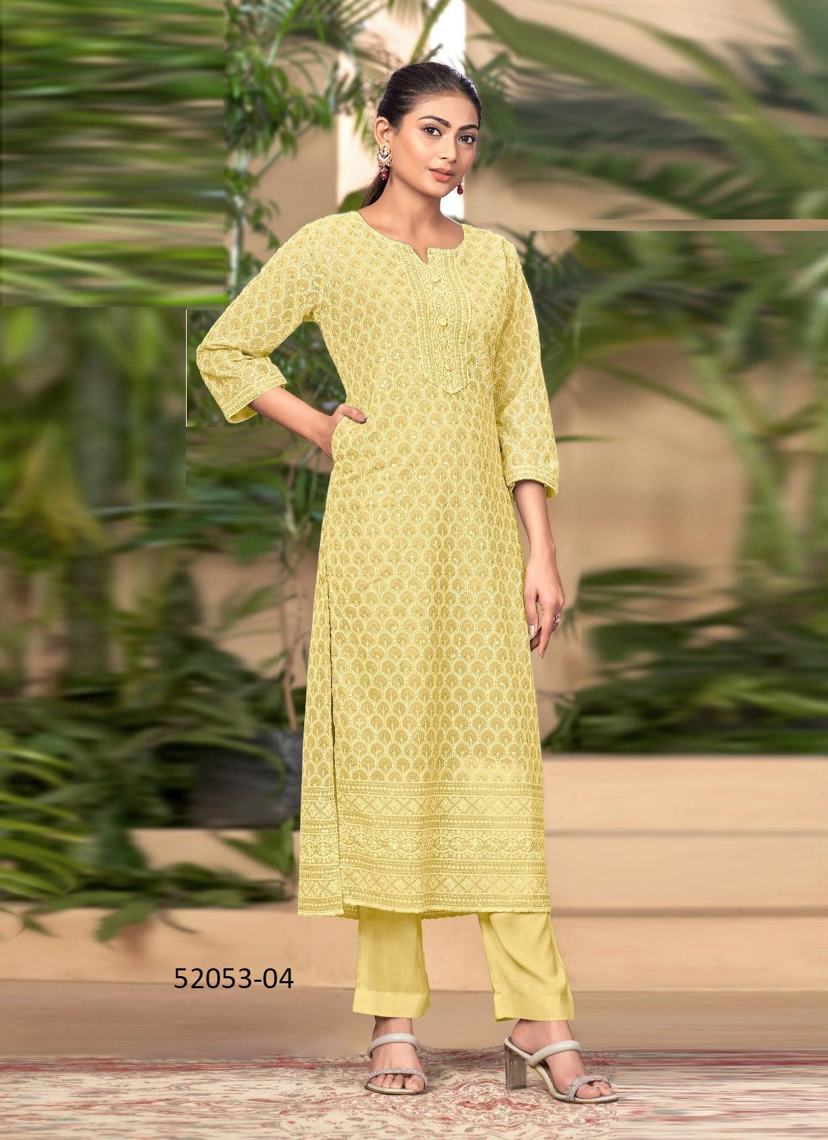 KIARA - CATALOG # 52053 (SET OF 4 SIZE-SETS [READYMADE KURTIS])