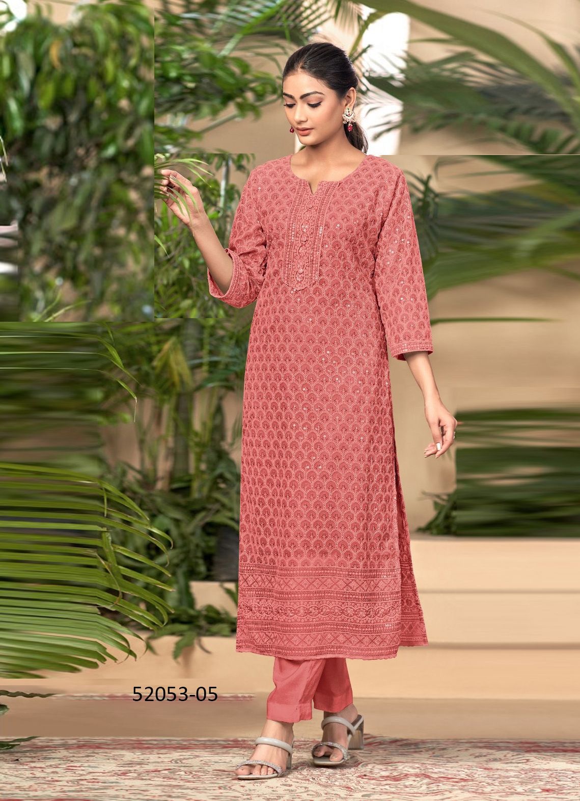 KIARA - CATALOG # 52053 (SET OF 4 SIZE-SETS [READYMADE KURTIS])