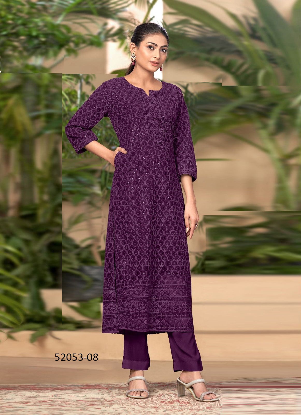 KIARA - CATALOG # 52053 (SET OF 4 SIZE-SETS [READYMADE KURTIS])