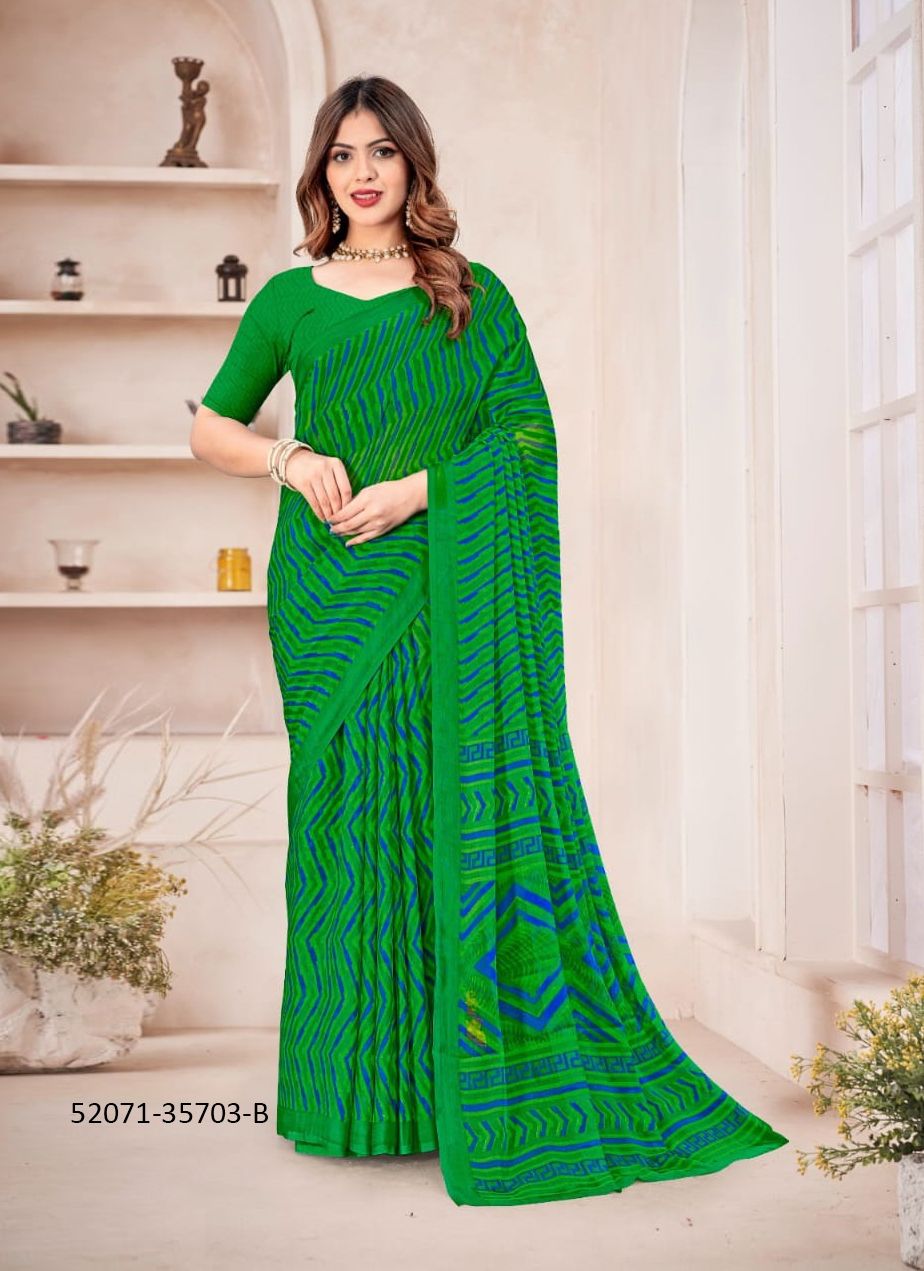 STAR CHIFFON 167 - CATALOG # 52071 (SET OF 12 SAREES) STAR CHIFFON 167 - CATALOG # 52071 (SET OF 12 SAREES)