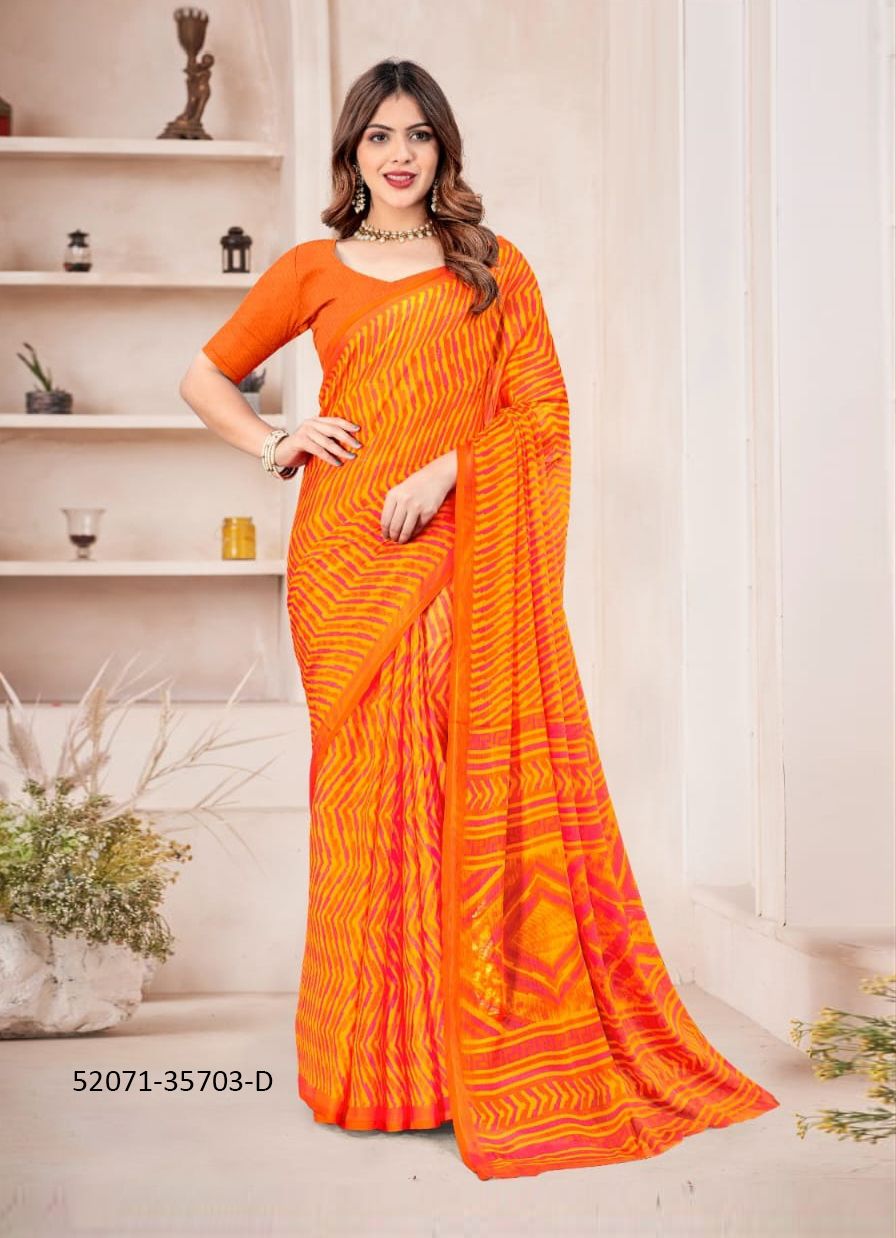 STAR CHIFFON 167 - CATALOG # 52071 (SET OF 12 SAREES) STAR CHIFFON 167 - CATALOG # 52071 (SET OF 12 SAREES)