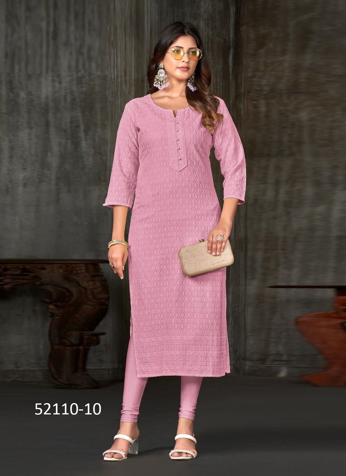 TESLA-07 TO12 - CATALOG # 52110 (SET OF 4 SIZE-SETS [READYMADE KURTIS])