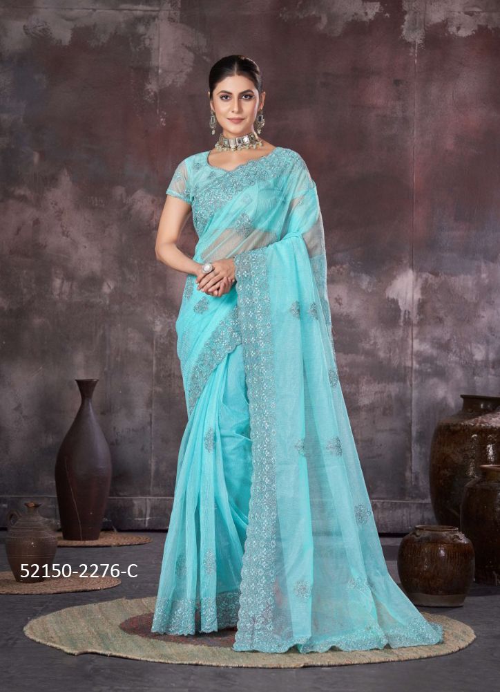 COLORS OF 2276 - CATALOG # 52150 (SET OF 4 SAREES)