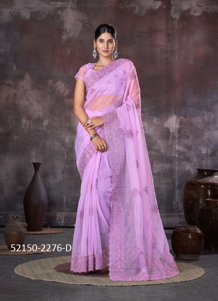 COLORS OF 2276 - CATALOG # 52150 (SET OF 4 SAREES)