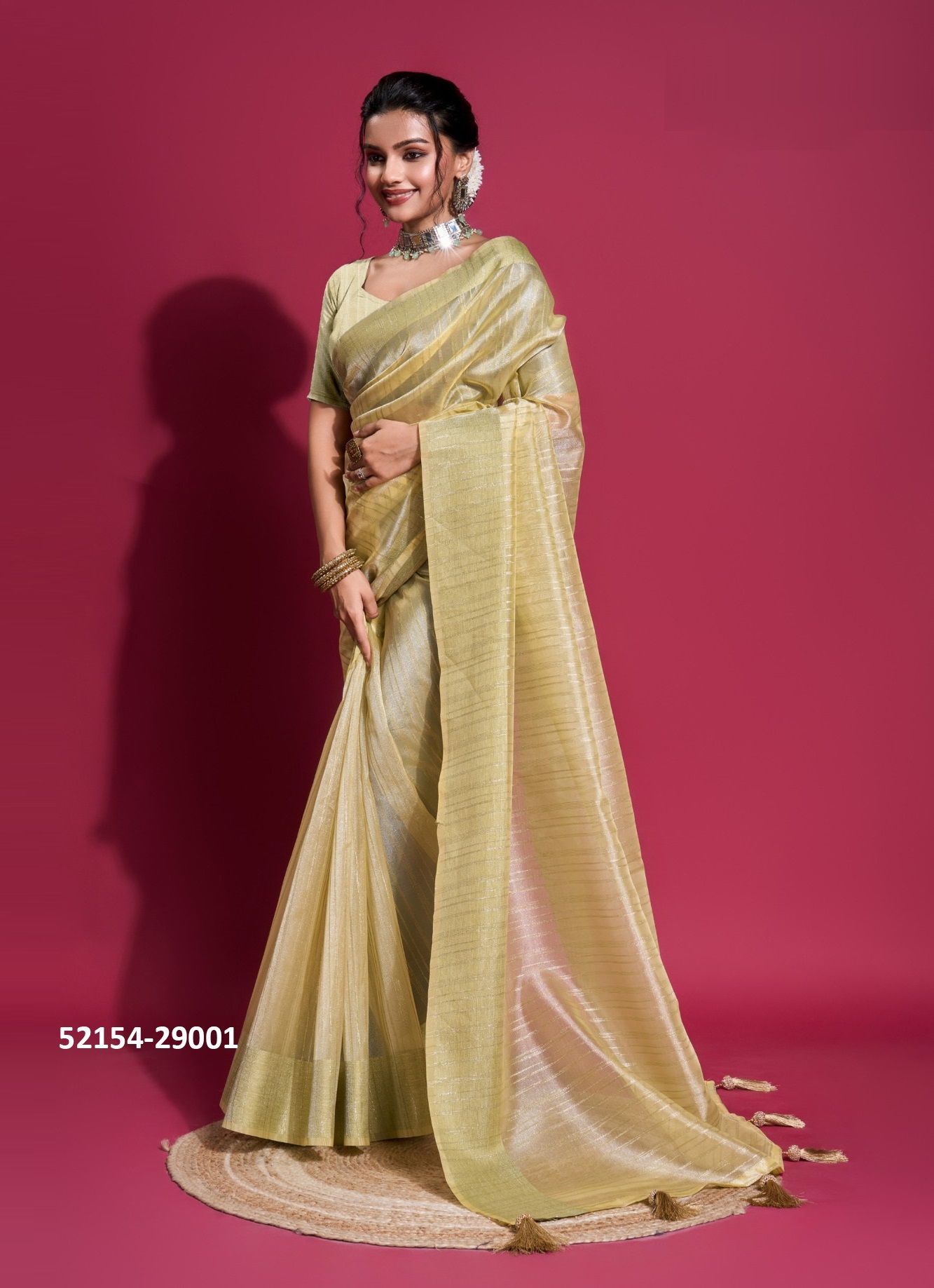 SATVA - CATALOG # 52154 (SET OF 6 SAREES) SATVA - CATALOG # 52154 (SET OF 6 SAREES)